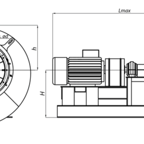 Вентилятор ВДН-6,3-5,5/1500